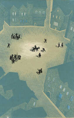 Епифанов Геннадий Дмитриевич. Иллюстрация к кн.: Сервантес М. Назидательные новеллы. Высокородная судомойка. В 2-х т. М.; Л.: Academia, 1934